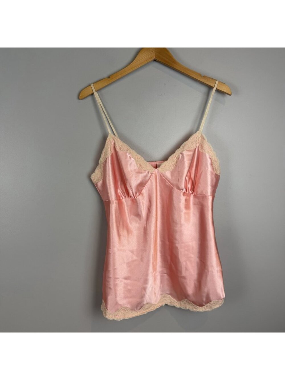 Xhilaration Y2k Pink Satin Lace Camisole Tank Top Women's XL Going Out Top